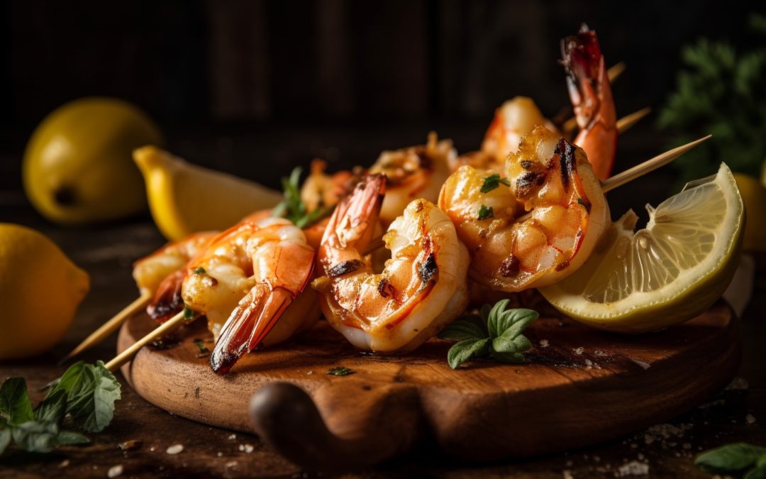 Crevettes sautées